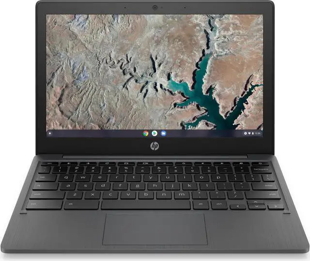 Main image of HP Chromebook 11a 11A-NA0040NR 11.6" HD Touch Laptop MediaTek MT8183 2.0 GHz MediaTek Integrated Graphics 4GB LPDDR4-3733 32GB eMMC Chrome OS, B Grade - 1F6F9UA