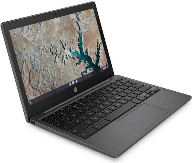 Alt view image 3 of 4 - HP Chromebook 11a 11A-NA0040NR 11.6" HD Touch Laptop MediaTek MT8183 2.0 GHz MediaTek Integrated Graphics 4GB LPDDR4-3733 32GB eMMC Chrome OS, B Grade - 1F6F9UA