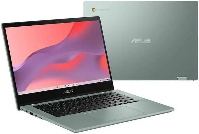 Alt view image 2 of 4 - ASUS Chromebook CM14 Flip 14" FHD Touch Laptop MediaTek Kompanio 520 (MT8186) 2.0 GHz ARM Mali-G52 4GB LPDDR4X 64GB eMMC ChromeOS - CM1402FM2A-WS44FT