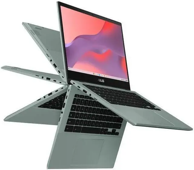 Main image of ASUS Chromebook CM14 Flip 14" FHD Touch Laptop MediaTek Kompanio 520 (MT8186) 2.0 GHz ARM Mali-G52 4GB LPDDR4X 64GB eMMC ChromeOS - CM1402FM2A-WS44FT
