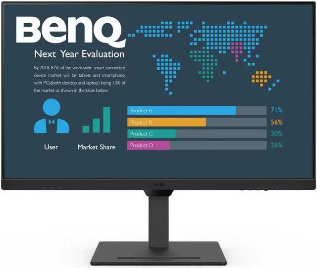 Main image of BenQ BL2490 23.8" FHD 1080p LED Monitor 100Hz 5ms 1300:1 250 cd/m² Tilt HDMI DisplayPort Anti-glare