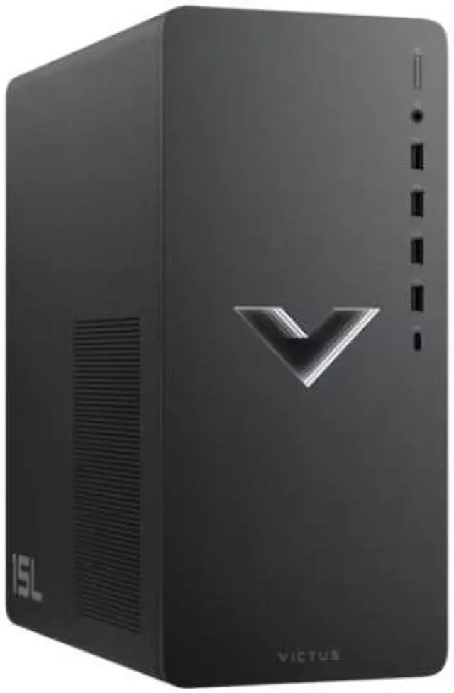 Alt view image 2 of 3 - HP Victus 15L TG02-1000 Intel Core i5-13400 1.80 GHz up to 4.6 GHz 16GB DDR4 512GB PCIe NVMe M.2 SSD Intel Ark A380 Windows 11 Home Gaming Desktop, Mica Silver - 6V9T6AV-V114