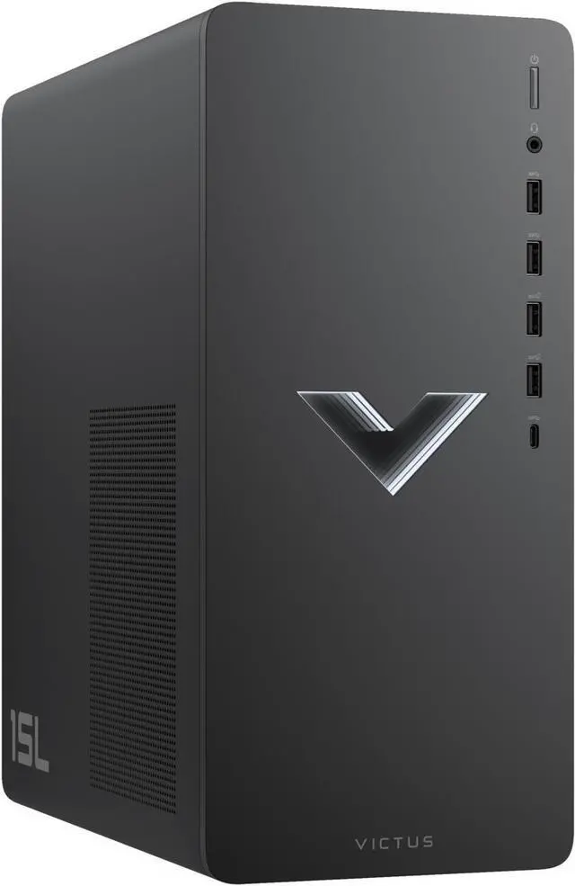 Main image of HP Victus 15L TG02-2347c Gaming Desktop Intel Core i7-14700F 2.1 GHz up to 5.4 GHz NVIDIA GeForce RTX 4060 32GB DDR4 1TB SSD Windows 11 Home - 9C9X1AA