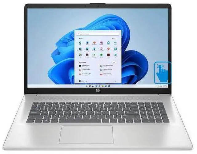 Main image of HP 17-cp2035cl 17.3" HD+ Touch Laptop AMD Ryzen 3 7320U 2.4 GHz up to 4.1 GHz AMD Radeon Graphics 8GB RAM 512 GB SSD Windows 11 Home - 7G732UA