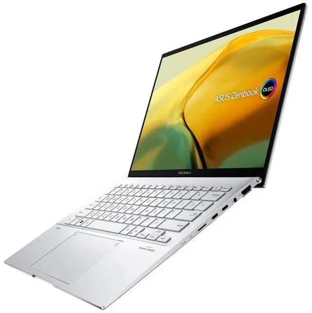 Alt view image 2 of 6 - Asus Zenbook 14" OLED 2.8K Touch Laptop Intel Core i9-13900H 2.6 GHz up to 5.4 GHz Intel Iris Xe 16GB 1TB SSD Windows 11 Home - UX3402VA-IS94T