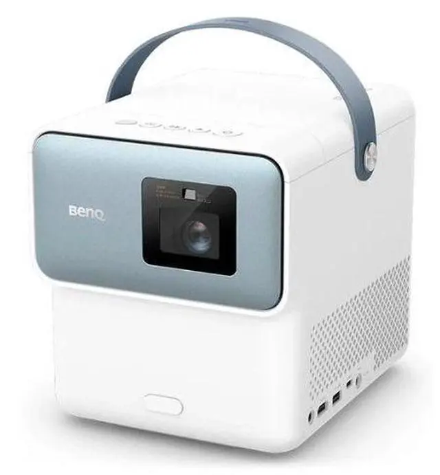 Alt view image 2 of 4 - BenQ GP100A Outdoor 4K Portable Projector 1080P, 1000 ANSI Lumens, Autofocus & Auto 2D Keystone Adjustment, Built-in Netflix, Chromecast, AirPlay & Android TV, HDMI - GP100A