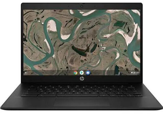 Main image of HP Chromebook 14 G7 14" Intel Celeron N4500 1.1 GHz up to 2.8 GHz 4GB RAM 32GB eMMC Intel HD Graphics ChromeOS Laptop, Black - 3V2U9UT-I010
