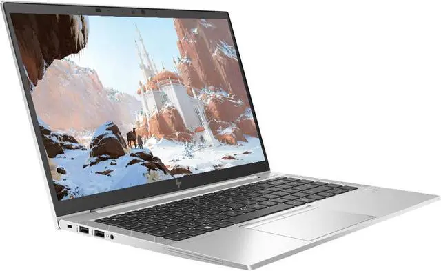Alt view image 3 of 5 - HP EliteBook 840 G7 14" FHD IPS Intel Core i5-10310U 1.6 GHz up to 4.4 GHz 16GB DDR4 256GB SSD Intel UHD Graphics Backlit KB, FP Reader, Windows 11 Home Laptop, Silver - 20V17UC-I931