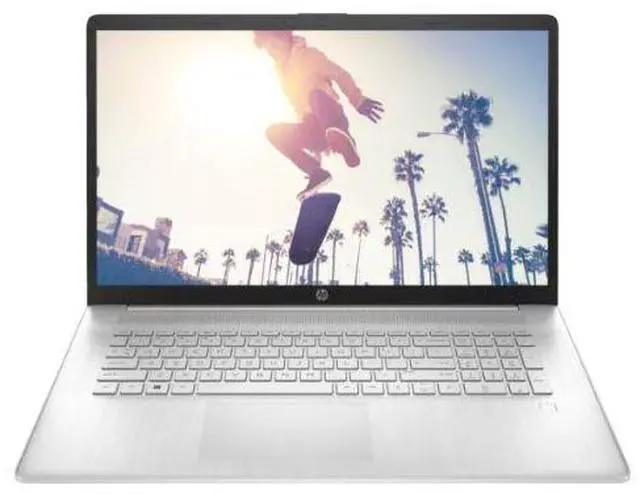 Main image of HP 17z-cp200 17.3" FHD AMD Athlon Gold 7220U 2.4 GHz up to 3.7 GHz 8GB RAM 128GB PCIe NVMe M.2 SSD AMD Radeon Graphics Windows 11 Home Laptop, Silver - 67K39AV-I192