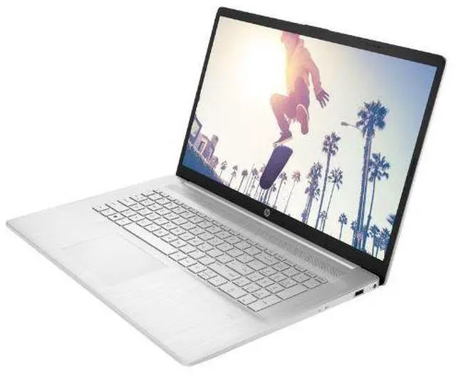 Alt view image 2 of 6 - HP 17z-cp200 17.3" FHD AMD Athlon Gold 7220U 2.4 GHz up to 3.7 GHz 8GB RAM 128GB PCIe NVMe M.2 SSD AMD Radeon Graphics Windows 11 Home Laptop, Silver - 67K39AV-I192