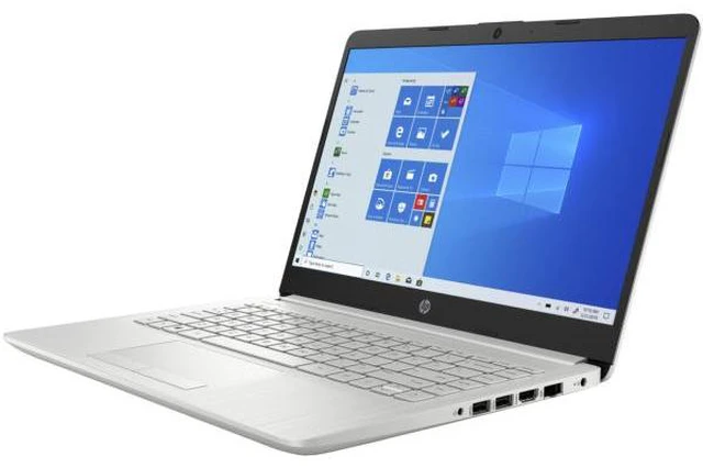 Alt view image 2 of 6 - HP 14-dk1035wm 14" FHD IPS AMD Ryzen 3 3250U 2.6 GHz up to 3.5 GHz 4GB DDR4 256GB SSD AMD Radeon Windows 11 Home Laptop, Silver - 34Z14UA