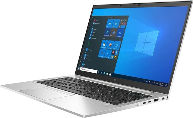 Alt view image 3 of 5 - HP EliteBook 845 G8 14" FHD IPS AMD Ryzen 5 PRO 5650U 2.3 GHz up to 4.2 GHz 16GB DDR4 256GB SSD AMD Radeon Graphics Windows 11 Pro Laptop, Silver, With minor scratches and dents - 5R6C2UC-I069
