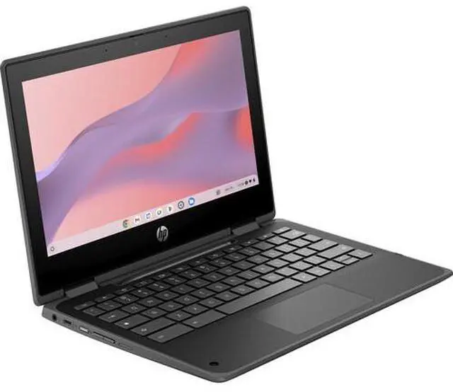 Alt view image 2 of 5 - HP Fortis x360 G5 11.6" Intel Processor N100 0.7 GHz up to 3.4 GHz 4GB RAM 32GB eMMC Intel UHD Graphics ChromeOS Laptop, Black - 9R393UT