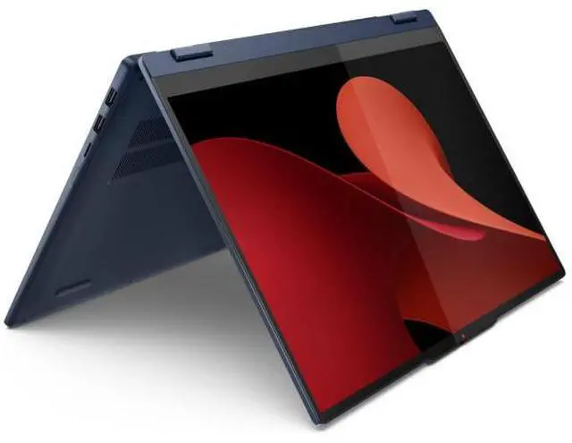 Alt view image 6 of 6 - Lenovo IdeaPad 5 16AHP9 16" WUXGA Touch AMD Ryzen 5 8645HS 4.3 GHz up to 5.0 GHz 16GB 512GB SSD AMD Radeon 760M Graphics Windows 11 Home 2-in-1 Laptop, Cosmic Blue - 83DS0005US