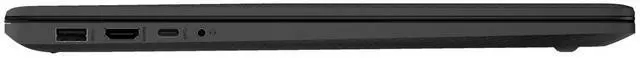 Alt view image 6 of 6 - HP 17z-cp300 17.3" HD+ AMD Ryzen 5 7530U 2.0 GHz up to 4.5 GHz 12GB DDR4 256GB PCIe NVMe M.2 SSD AMD Radeon Graphics Windows 11 Home Laptop, Black - 799U6AV-I013
