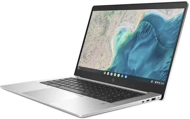 Alt view image 2 of 6 - HP Elite C640 G3 Chromebook 14"  FHD IPS Intel Core i5-1245U 3.30 GHz up to 4.4 GHz 8GB RAM 256GB PCIe NVMe SSD Intel Iris Xe Graphics ChromeOS Laptop, Silver - 5Z8L9AV-I205