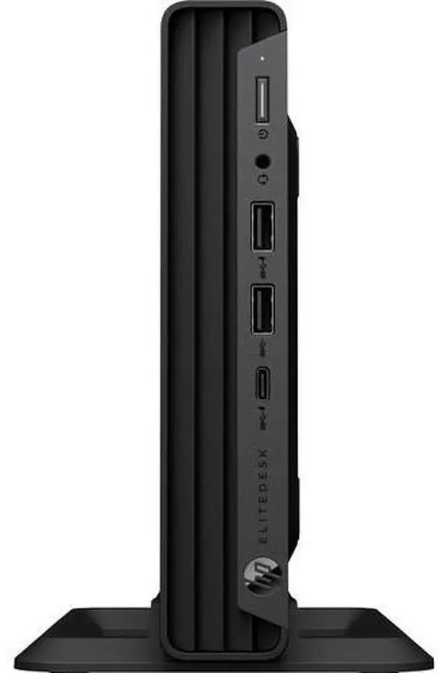 Alt view image 5 of 6 - HP EliteDesk 800 G6 Intel Core i5-10500 3.1 GHz 16GB DDR4 256GB SSD Intel UHD 630 Graphics Windows 11 Pro Desktop, Black, Minor Scratches and Dents - 2Z8W1UC-I010