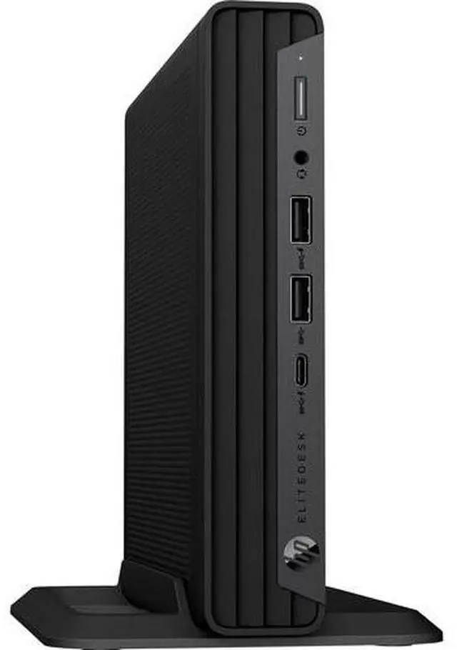 Alt view image 6 of 6 - HP EliteDesk 800 G6 Intel Core i5-10500 3.1 GHz 16GB DDR4 256GB SSD Intel UHD 630 Graphics Windows 11 Pro Desktop, Black, Minor Scratches and Dents - 2Z8W1UC-I010