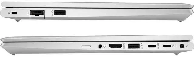 Alt view image 6 of 6 - HP EliteBook 640 G10 14" FHD Intel Core i5-1345U 1.6 GHz up to 4.7 GHz 16GB DDR4-3200 SDRAM 256GB NVMe SSD Intel Iris Xe Fingerprint Reader Windows 11 Pro Laptop, Silver - 84S95UT-I216