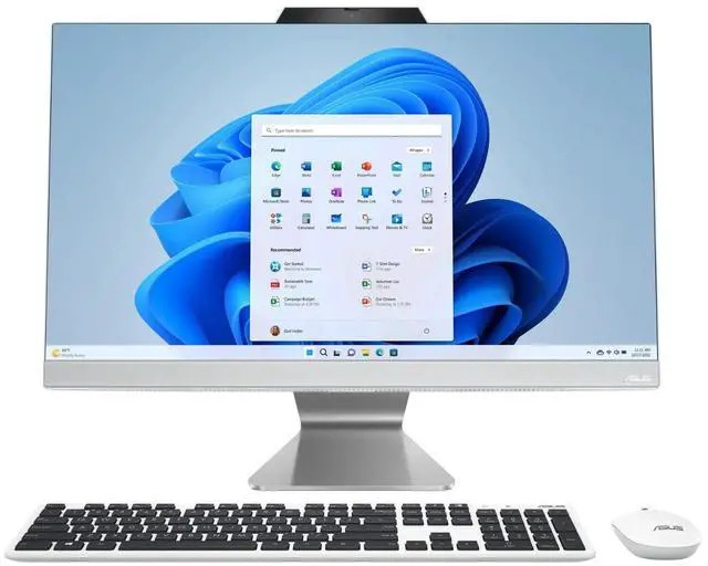 Main image of ASUS A3402WBA-WS503T 23.8" FHD Touch Intel Core i5-1235U 3.3 GHz up to 4.4 GHz 8GB DDR4 512GB PCIe SSD Intel Iris Xe Graphics Windows 11 Home All-in-One Desktop, White