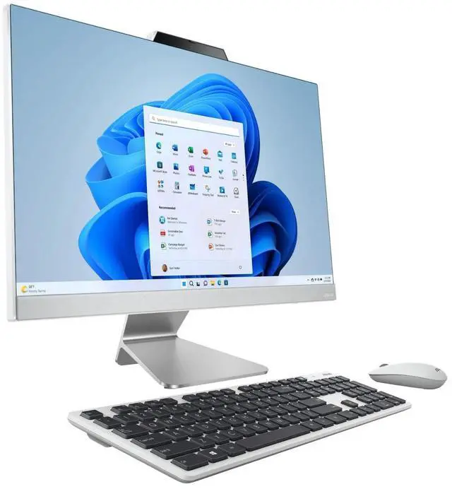 Alt view image 2 of 6 - ASUS A3402WBA-WS503T 23.8" FHD Touch Intel Core i5-1235U 3.3 GHz up to 4.4 GHz 8GB DDR4 512GB PCIe SSD Intel Iris Xe Graphics Windows 11 Home All-in-One Desktop, White