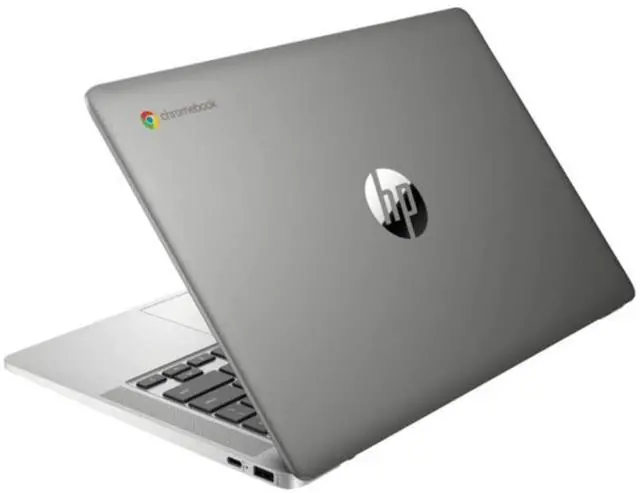 Alt view image 4 of 5 - HP Chromebook 14a-nd0010ca 14" AMD 3015Ce 1.2 GHz up to 2.3 GHz 4GB DDR4 64GB eMMC AMD Radeon Graphics ChromeOS Laptop, Mineral Silver - 2L7L0UA