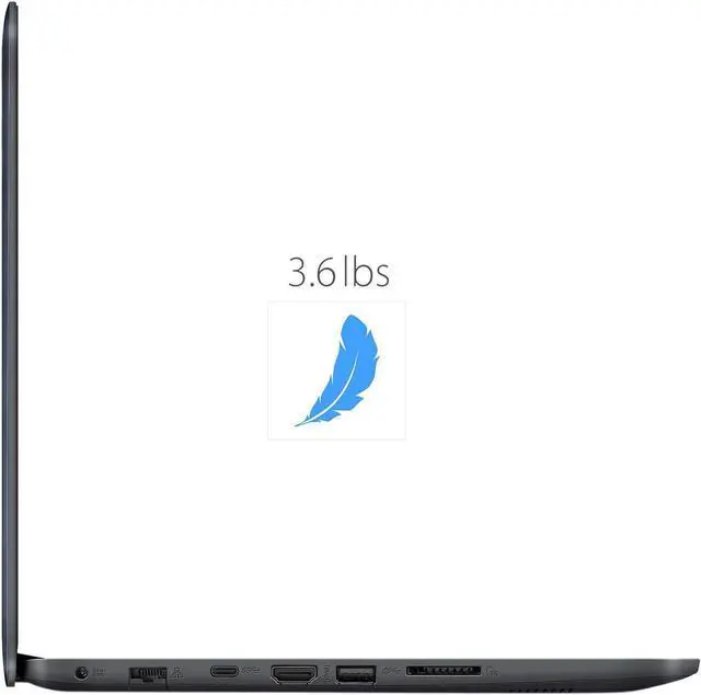 Alt view image 5 of 5 - Asus L402WA-EB21 14" AMD E2-6110 1.5 GHz 4GB DDR3 SDRAM 64GB eMMC AMD Radeon R2 Series Windows 10 in S mode Laptop