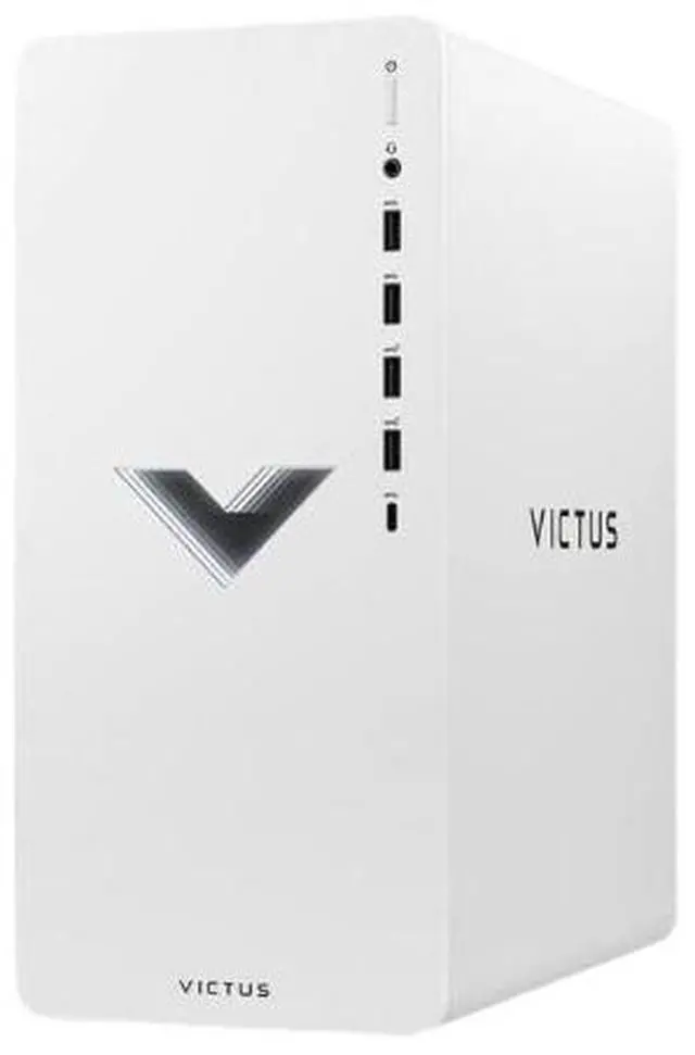 Main image of HP Victus 15L TG02-2000t Intel Core i5-14400F 1.8 GHz up to 4.7 GHz  16GB DDR4 512GB NVIDIA SSD GeForce RTX 3050 Windows 11 Home Gaming Desktop, White - 8S0B5AV-V030