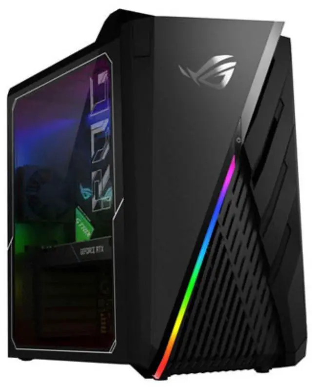 Main image of ASUS ROG Strix G35DX AMD Ryzen 9 5900X 3.7 GHz up to 4.8 GHz 16GB DDR4 512GB SSD 1TB HDD NVIDIA GeForce RTX 3080 Windows 10 Home Gaming Desktop, Black - G35DX-BSR980-CB