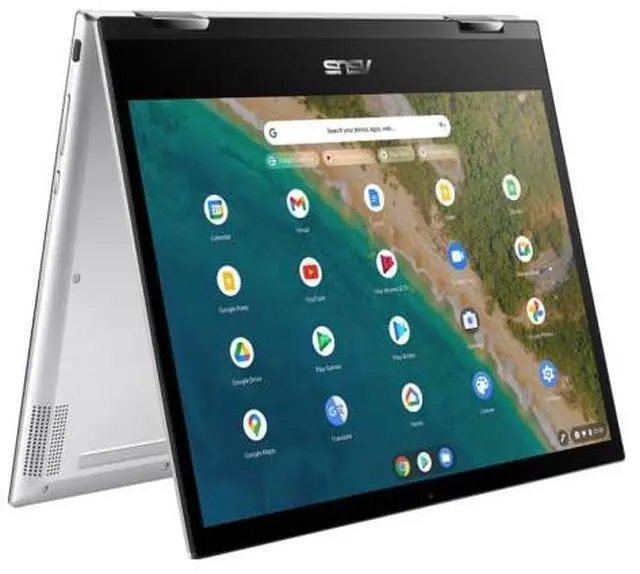Alt view image 4 of 5 - ASUS Chromebook Flip CM3 12" Touch MediaTek MT8192 2.20 GHz 4GB RAM 64GB eMMC ARM Mali-G57 MC5 Chrome OS Laptop, Silver - CM3200FM1A-WS44T