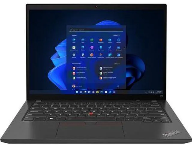 Main image of Lenovo ThinkPad T14 Gen 3 14" WUXGA IPS Intel Core i5-1245U 1.6 GHz up to 4.4 GHz 16GB DDR4 256GB PCIe NVMe SSD Intel Iris Xe Graphics Windows 11 Pro Laptop, Black - 21AJS3EP00-I103