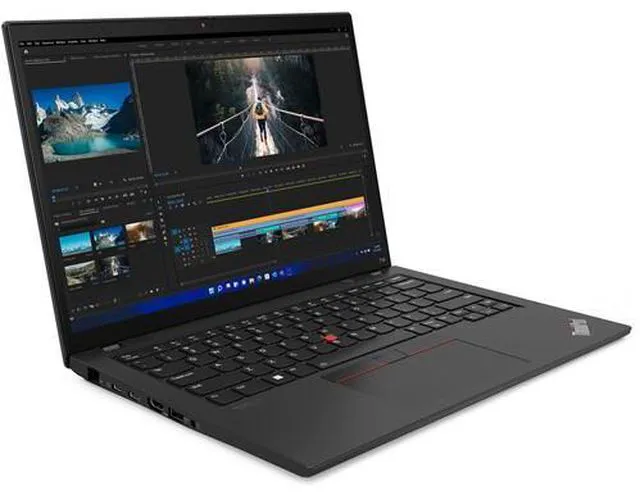 Alt view image 4 of 6 - Lenovo ThinkPad T14 Gen 3 14" WUXGA IPS Intel Core i5-1245U 1.6 GHz up to 4.4 GHz 16GB DDR4 256GB PCIe NVMe SSD Intel Iris Xe Graphics Windows 11 Pro Laptop, Black - 21AJS3EP00-I103