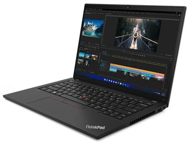 Alt view image 6 of 6 - Lenovo ThinkPad T14 Gen 3 14" WUXGA IPS Intel Core i5-1245U 1.6 GHz up to 4.4 GHz 16GB DDR4 256GB PCIe NVMe SSD Intel Iris Xe Graphics Windows 11 Pro Laptop, Black - 21AJS3EP00-I103