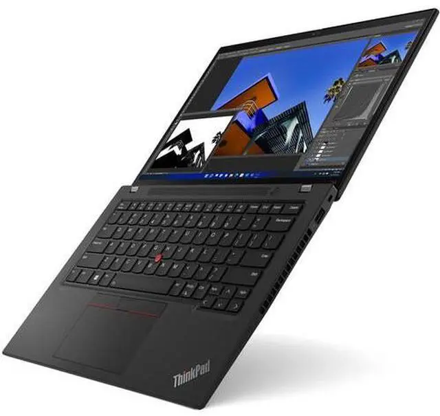 Alt view image 3 of 6 - Lenovo ThinkPad T14 Gen 3 14" WUXGA IPS Intel Core i5-1245U 1.6 GHz up to 4.4 GHz 16GB DDR4 256GB PCIe NVMe SSD Intel Iris Xe Graphics Windows 11 Pro Laptop, Black - 21AJS3EP00-I103
