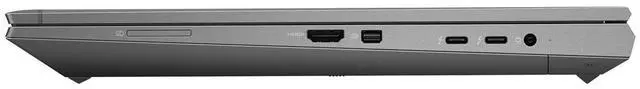 Alt view image 5 of 5 - HP ZBook 15 G7 Mobile Workstation 15.6" FHD IPS Intel Xeon W-10885M 2.40 GHz up to 5.30 GHz 64GB DDR4-2666 512GB SSD Intel UHD Graphics Windows 11 Pro Laptop Gray - 2T4S8UC-I014