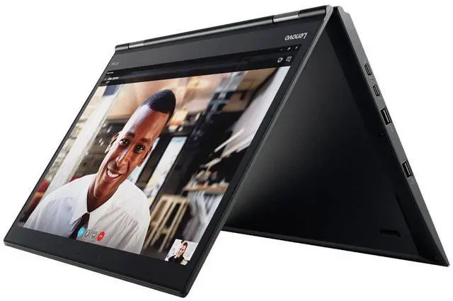 Alt view image 3 of 6 - Lenovo ThinkPad X1 Yoga 2nd Gen 14" WQHD IPS Intel Core i7-7600U 2.80 GHz up to 3.90 GHz 16GB DDR4 512GB SSD Intel HD Graphics 620 Windows 11 Pro Laptop Black  - 20JES0A400-I704
