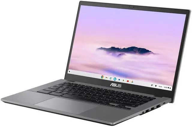 Alt view image 3 of 6 - ASUS Chromebook Plus CX3402CB 14" FHD Touch Intel Core i3-1215U 1.20 GHz up to 4.40 GHz 8GB 128GB UFS Intel UHD Graphics ChromeOS Laptop, Rocky Grey - CX3402CBA-WS388T-GR