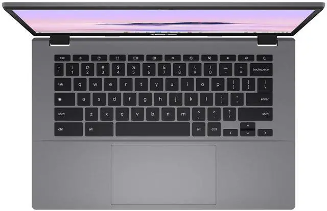 Alt view image 4 of 6 - ASUS Chromebook Plus CX3402CB 14" FHD Touch Intel Core i3-1215U 1.20 GHz up to 4.40 GHz 8GB 128GB UFS Intel UHD Graphics ChromeOS Laptop, Rocky Grey - CX3402CBA-WS388T-GR