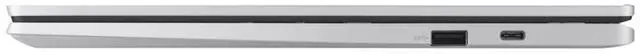 Alt view image 6 of 6 - ASUS Chromebook CX1 14" Intel Celeron N4500 1.1 GHz up to 2.8 GHz 4GB RAM 64GB eMMC Intel UHD Graphics ChromeOS Laptop, Silver - CX1400CKA-DB44