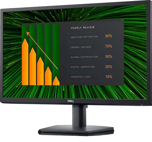 Alt view image 4 of 6 - Dell E2423HN 23.8" FHD VA Monitor 60 Hz, 5 ms 250 nits Brightness, Tilt Adjust HDMI & VGA - E2423HN