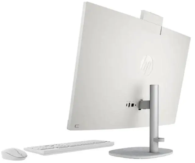 Alt view image 4 of 4 - HP 27-CR0000I 27" FHD IPS Intel Core i7-1355U 1.7 GHz up to 5.0 GHz 32GB DDR4 1TB PCIe NVMe M.2 SSD Intel Iris Xe Graphics Windows 11 Home All-in-One Desktop, White - 946A9AV-V001