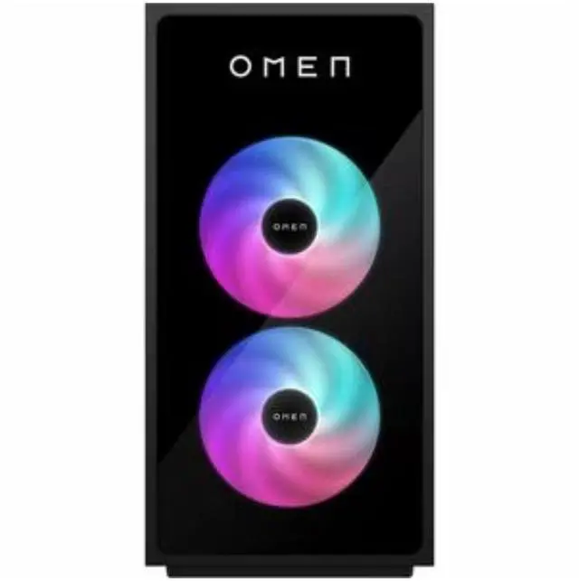 Alt view image 2 of 4 - HP OMEN 35L GT16-0000i Intel i5-14400F 1.8 GHz up to 4.7 GHz 16GB DDR5 1TB SSD NVIDIA  GeForce RTX 4060 Windows 11 Home Gaming Desktop, Black - 9X6B9AV-V001