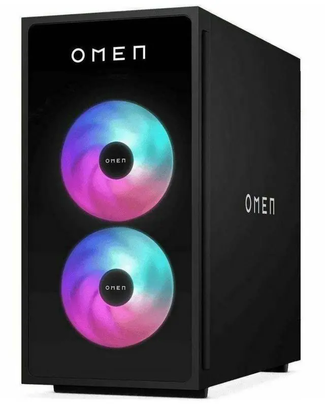Alt view image 3 of 4 - HP OMEN 35L GT16-0000i Intel i5-14400F 1.8 GHz up to 4.7 GHz 16GB DDR5 1TB SSD NVIDIA  GeForce RTX 4060 Windows 11 Home Gaming Desktop, Black - 9X6B9AV-V001