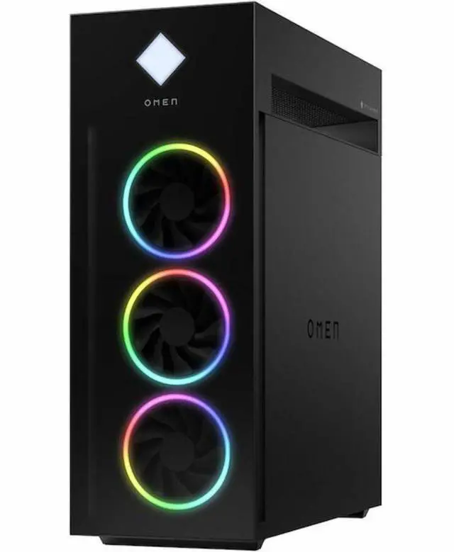 Alt view image 3 of 5 - HP OMEN 45L GT22-3000i Intel Core Ultra 7 265K 3.3 GHz up to 5.50 GHz 16GB DDR5 1TB SSD NVIDIA GeForce RTX 4070 Windows 11 Home Gaming Desktop, Black - A4ND8AV-V007