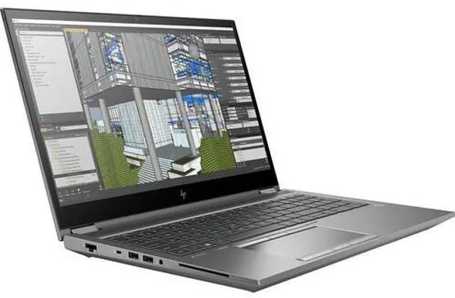 Alt view image 2 of 6 - HP ZBook Fury G8 Mobile Workstation 15.6" FHD Intel Core i7-11800H 2.30 GHz 16GB DDR4 512GB SSD NVIDIA Quadro T1200 Windows 11 Pro Laptop, Gray, Minor Scratches and Dents
