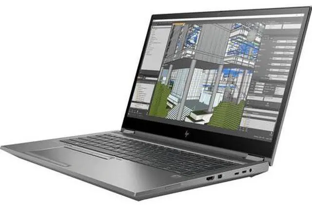 Alt view image 3 of 6 - HP ZBook Fury G8 Mobile Workstation 15.6" FHD Intel Core i7-11800H 2.30 GHz 16GB DDR4 512GB SSD NVIDIA Quadro T1200 Windows 11 Pro Laptop, Gray, Minor Scratches and Dents