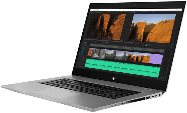 Alt view image 2 of 6 - HP ZBook Studio G5 Mobile Workstation 15.6" FHD Intel Core i7-9850H 2.60 GHz up to 4.60 GHz 32GB DDR4-2666 RAM 512GB SSD Quadro P1000 Windows 11 Pro Laptop, Gray - 9AP10UC-I001