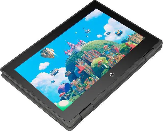 Alt view image 2 of 6 - HP ProBook x360 11 G6 EE 11.6" Intel Core i3-10110Y 1GHz up to 4GHz 8GB LPDDR3 128GB SSD Intel UHD Graphics Windows 11 Pro Laptop, Black - 7QT12AV-I001