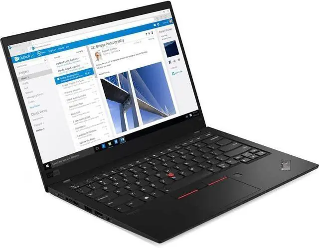 Alt view image 2 of 6 - Lenovo ThinkPad X1 Carbon (6th Gen) 14.0" FHD Intel Core i7-8650U 1.9GHz up to 4.2GHz 16GB 512GB SSD Intel HD Graphics 620 Windows 11 Pro Laptop, Black - 20KGS9QE00-I010