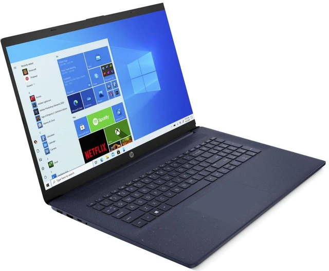 HP 17-cn0613ds – 17.3 Pollici FHD, Intel Celeron N4120, 4GB DDR4, 128GB SSD, Windows 11, Blu – Ricondizionato Con Garanzia Allstate